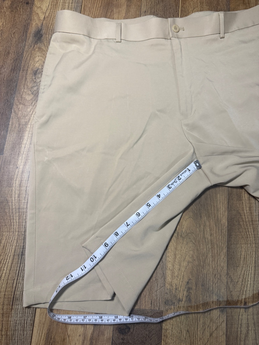 Slazenger Mens Beige Golf Shorts Size W38 Khaki Performance - Picture 9 of 9